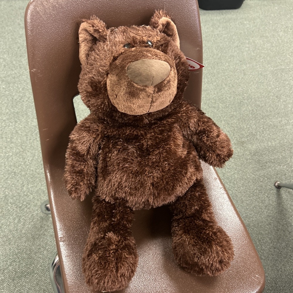 Gund Chocolate Brown Teddy Bear Stuffed Animal Plush‎ 20" Cuddly EUC with Tags